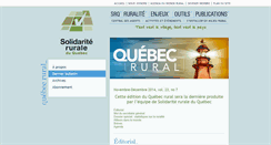 Desktop Screenshot of bulletin.ruralite.qc.ca