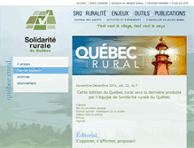 Tablet Screenshot of bulletin.ruralite.qc.ca