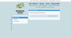 Desktop Screenshot of presse.ruralite.qc.ca